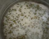 A picture of step 1 of Hariyali Khichdi.
