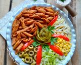 عکس مرحله 1 از دستور سالاد پاستا چیپسی 🌸