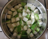 Foto del paso 1 de la receta: Chilacayotes en chile colorado