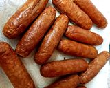 A picture of step 1 of My Sausage in Onion Gravy with Creamy Mashed Potato & Peas. 😘.