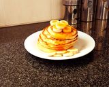 A picture of step 3 of Fluffy Banana Pancakes.