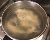 A picture of step 3 of Chicken Paitan Ramen.