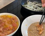 Foto del paso 4 de la receta: Tiras de pollo con sésamo y naranja