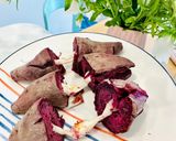 Hình bước làm 3 của món Khoai lang nướng nhét phô mai