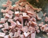 Foto del paso 2 de la receta: Fideos integrales con pollo, crema, verdeo y jamón