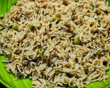 A picture of step 6 of Matar pulao.
