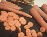 A picture of step 1 of Rib, Chicken, and Vegetable Soup.