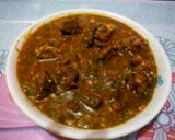 A picture of step 1 of Golden Ogbono Soup.