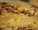 Gazdagon 🍎🍐🍒 fahéjas gyümölcsös házilag rétes (🍐 körte alma 🍎 cseresznye 🍒) recept fázis 6 fotója