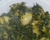 A picture of step 3 of Aloo methi.