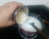 A picture of step 5 of મખાના ખીર.