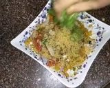 A picture of step 5 of Aloo tikki chat.