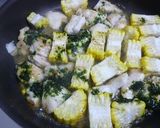 A picture of step 5 of Teriyaki Chicken Breast with Fresh Corn and Aosa Seaweed.