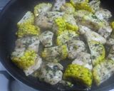 A picture of step 6 of Teriyaki Chicken Breast with Fresh Corn and Aosa Seaweed.