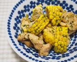 A picture of step 7 of Teriyaki Chicken Breast with Fresh Corn and Aosa Seaweed.