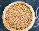 Une image de l'étape 8 de Tarte à la rhubarbe.