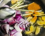 Hình bước làm 2 của món Canh cá bớp rau dền mồng tơi