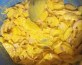 A picture of step 1 of Aloo Pyaaz ke pakore.