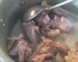 A picture of step 2 of Mutton bong nehari.