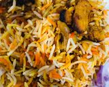 A picture of step 7 of Chicken malai tikka biryani.