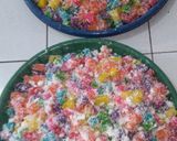 Foto langkah ke 8 dari resep Senteling Rainbow cocok utk jualan.