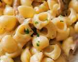 Foto del paso 7 de la receta: Galets con Gírgoles y crema de foie-gras