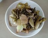 Hình bước làm 3 của món Heo quay kho dưa cải chua