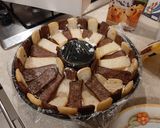 A picture of step 5 of Semifreddo with Pavesini Cookies.