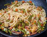 Foto del paso 7 de la receta Espaguetis con verduras