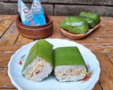 Foto langkah ke 6 dari resep Lemper Isi Ayam Suwir.