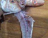 Foto del paso 1 de la receta: Salmonetes en salsa de almendras
