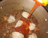 A picture of step 4 of Oha soup. 😍😋.