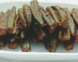 A picture of step 8 of Grilled Stuffed Okra (Bhindi).