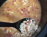 A picture of step 4 of Easy Crockpot WHITE CHICKEN TACO CHILI.