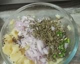 A picture of step 3 of Multigrain Aloo paratha.