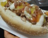 Foto del paso 11 de la receta: Perrito🌭caliente🥓de pollo🍗y tocineta🌭hawaiano🍍