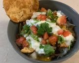 A picture of step 3 of Mazedar Chaat Papdi.
