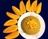 A picture of step 6 of Healthy Mango Sheera.