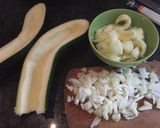 Foto langkah ke 2 dari resep Courgettes farcies à la ricotta /zucchini diisi ricota.
