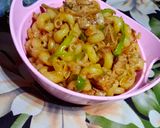 A picture of step 17 of Tikka chicken macroni.
