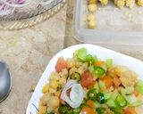 A picture of step 1 of Chattpatti channa chaat.