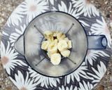 Foto del paso 1 de la receta: 🍌 🍫 Budín de banana marmolado con chips de chocolate 🍫 🍌 Fácil y saludable 🌀 en licuadora