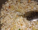 A picture of step 4 of Sabudana khichdi.