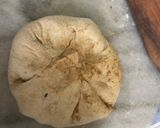 A picture of step 5 of Besan and Pyaz paratha.