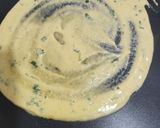 A picture of step 2 of Stuffed besan chilla.