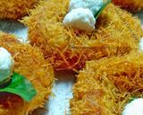 A picture of step 7 of Savoury Bird's nest.