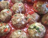 Foto del paso 6 de la receta: Puré florentino acompañado con albóndigas