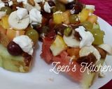 A picture of step 3 of Fruitizza.