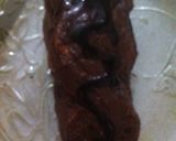 A picture of step 3 of Eggless Chocolate biscuit pudding.