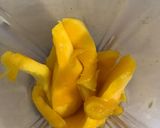 A picture of step 1 of Tropical drink with tropical fruits.